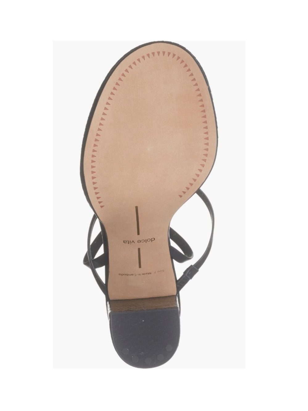 Dolce Vita Barly Leather Strappy  Sandals Black Women’s Size 10 NEW - Picture 11 of 13